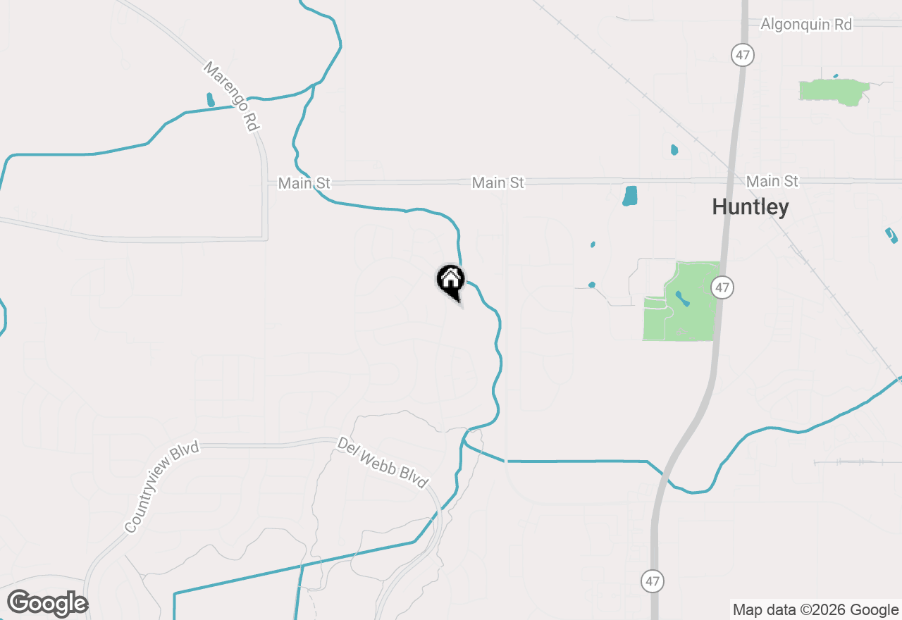 Map of 11492 Stonewater Crossing, Huntley, IL 60142