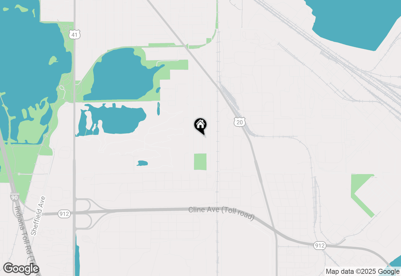 Map of 2707 Birch Avenue, Whiting, IN 46394