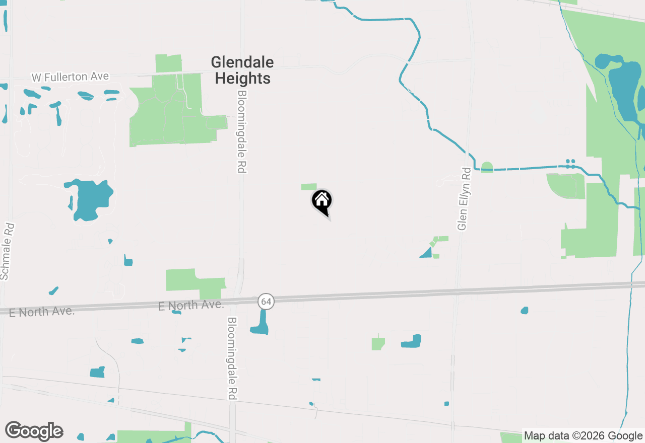 Map of 2N251 Amy Avenue, Glen Ellyn, IL 60137
