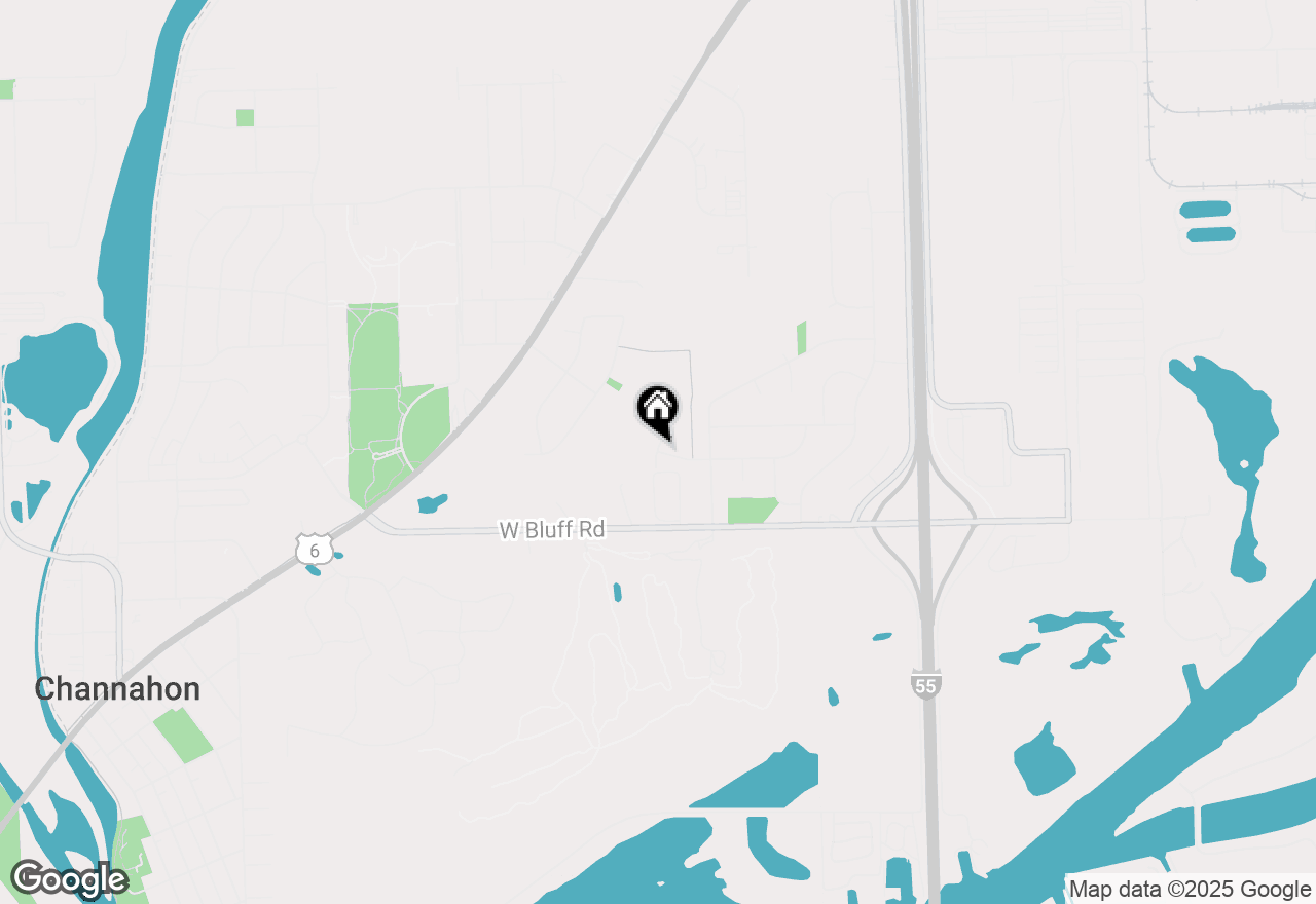 Map of 24415 W Quail Drive, Channahon, IL 60410