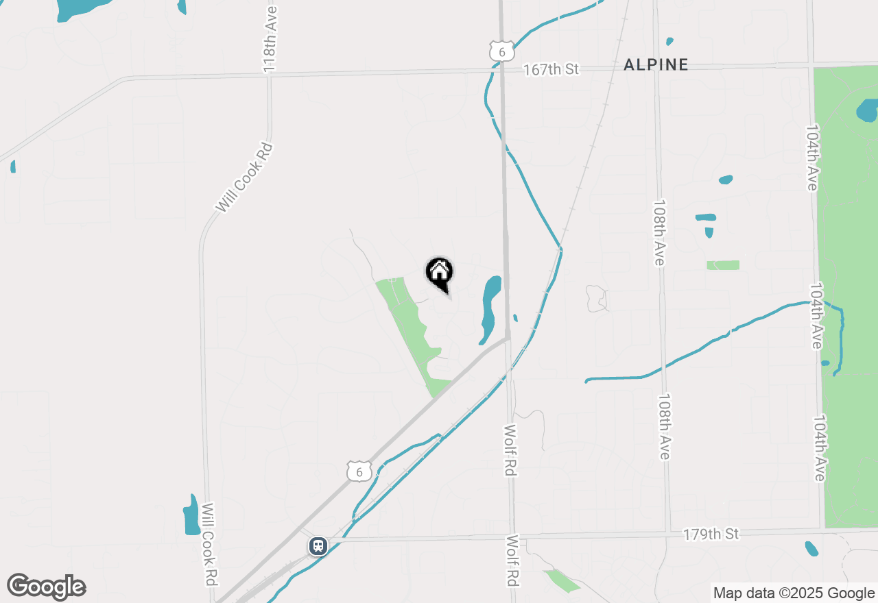 Map of 17273 Lakebrook Drive, Orland Park, IL 60467