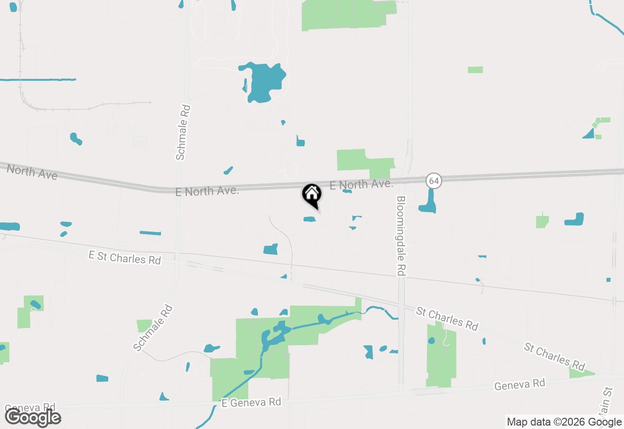Map of 1114 Andover Court, Glendale Heights, IL 60139