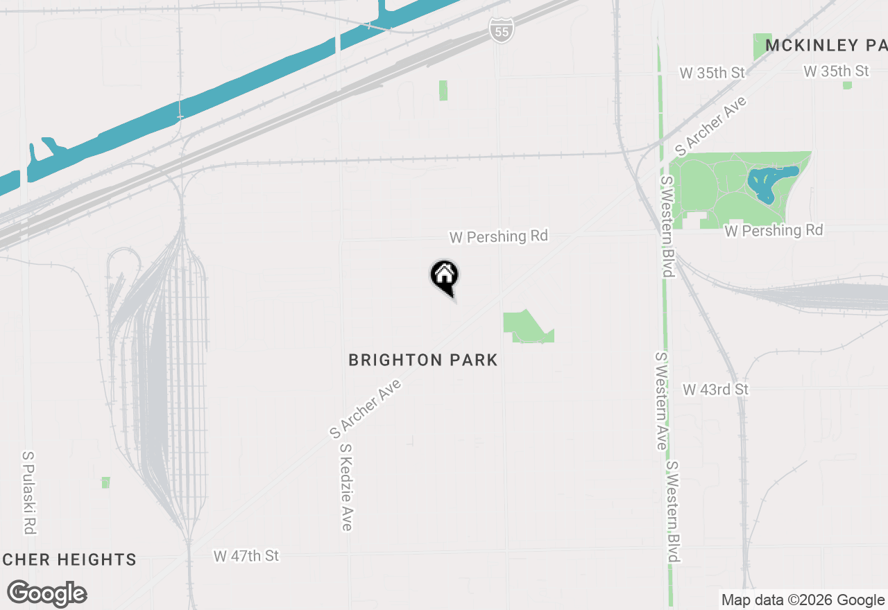 Map of 4045 S Richmond Street #2, Chicago, IL 60632