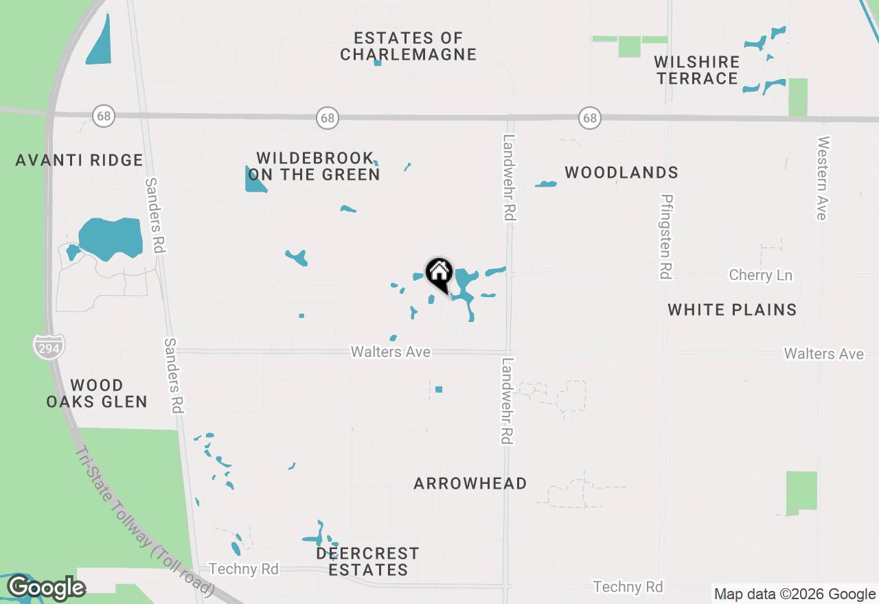 Map of (Address confidential), Northbrook, Illinois 60062