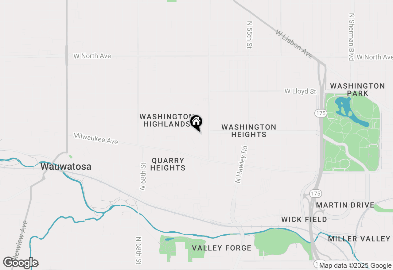 Map of 6113 W Washington Blvd, Wauwatosa, WI 53213