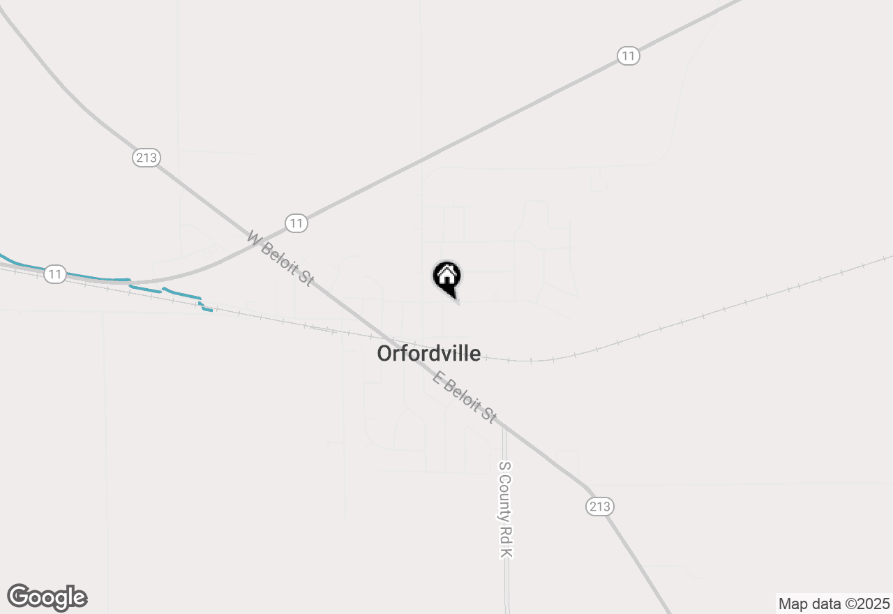 Map of 402 E Church Street, Orfordville, WI 53576