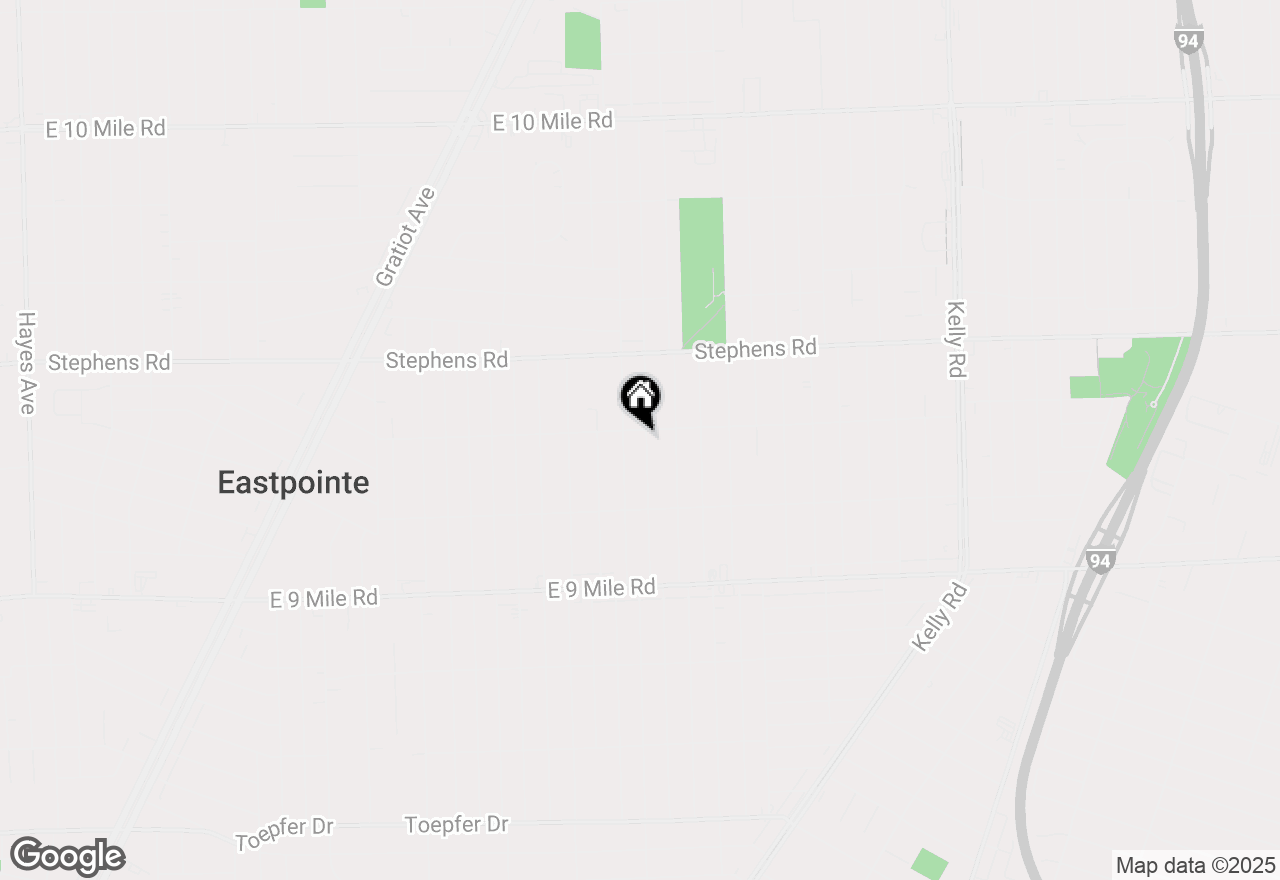 Map of 23155 Tuscany Avenue, Eastpointe, MI 48021