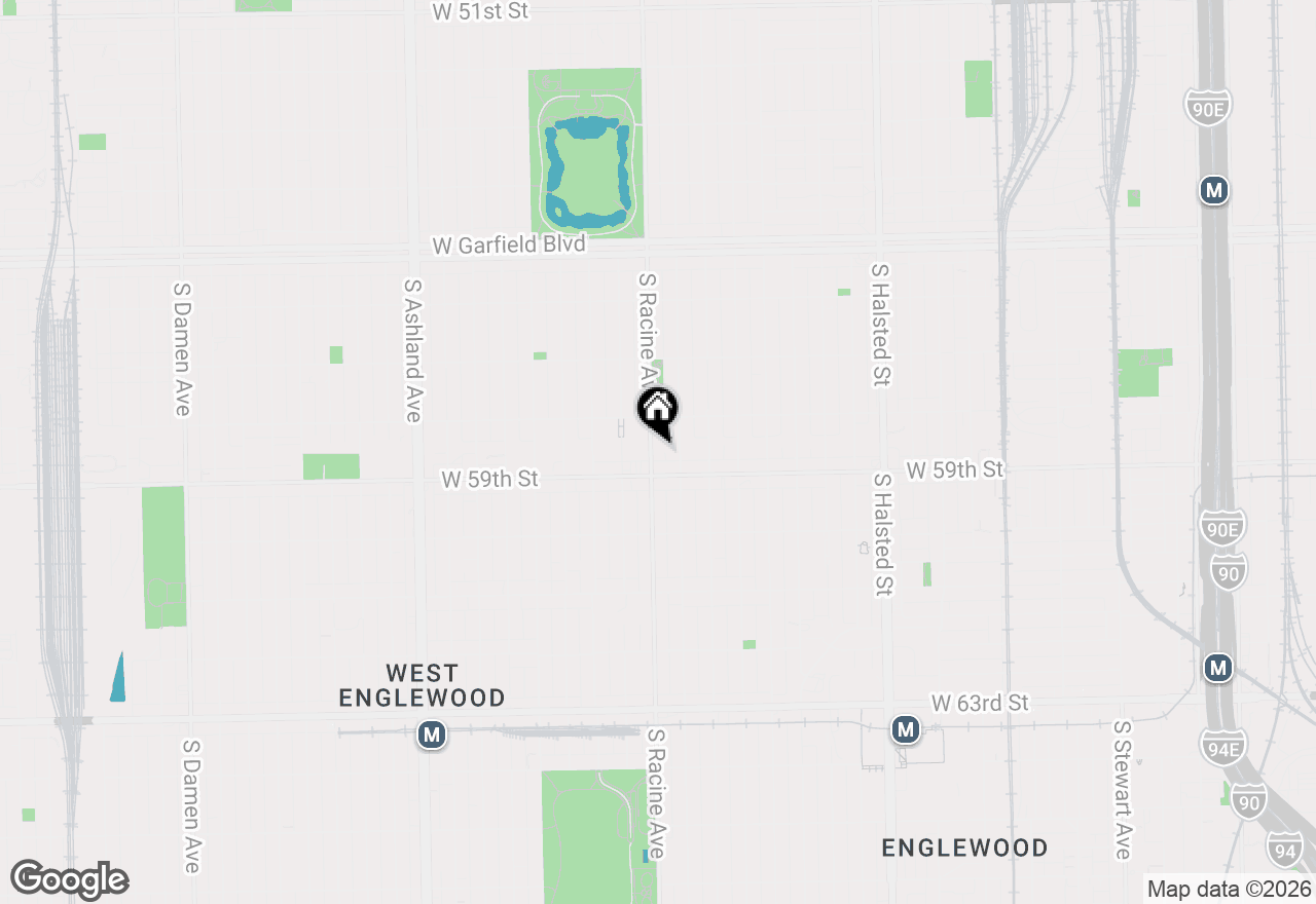Map of 5837 S Racine Avenue, Chicago, IL 60636