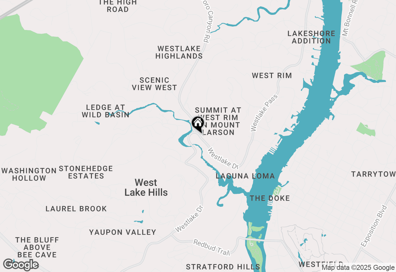 Map of 1821 Westlake Dr #116, Austin, TX 78746