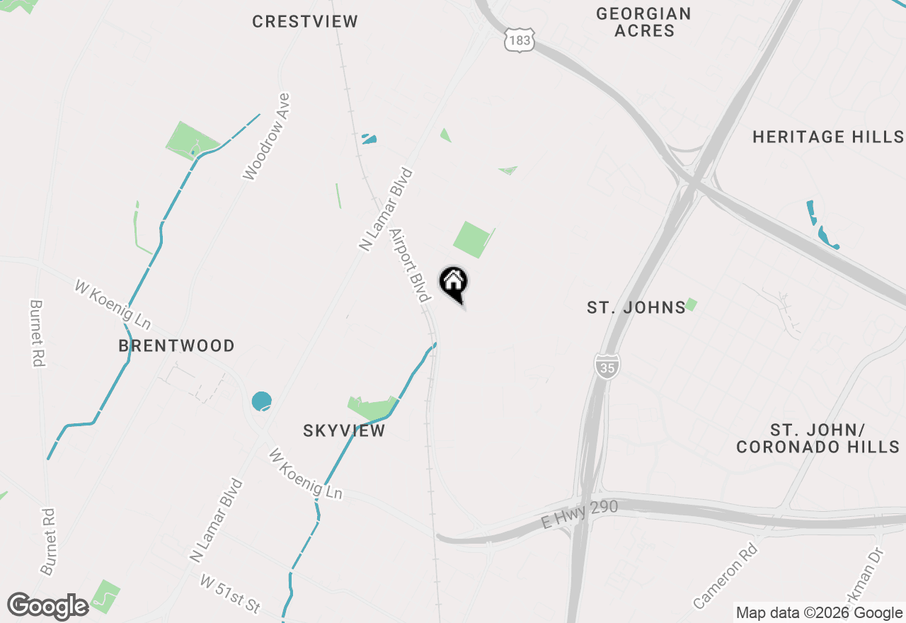 Map of 6704 Isabelle Dr, Austin, TX 78752