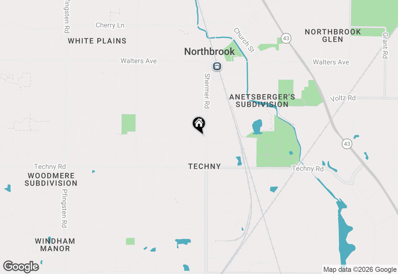 Map of 1817 Somerset Lane, Northbrook, IL 60062