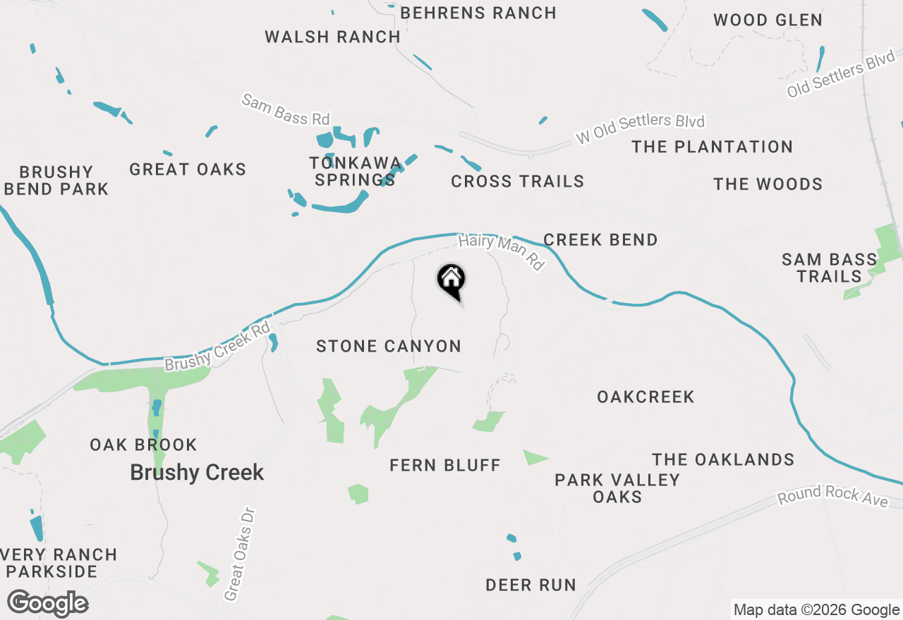 Map of 16927 Bar Harbor Bnd, Round Rock, TX 78681