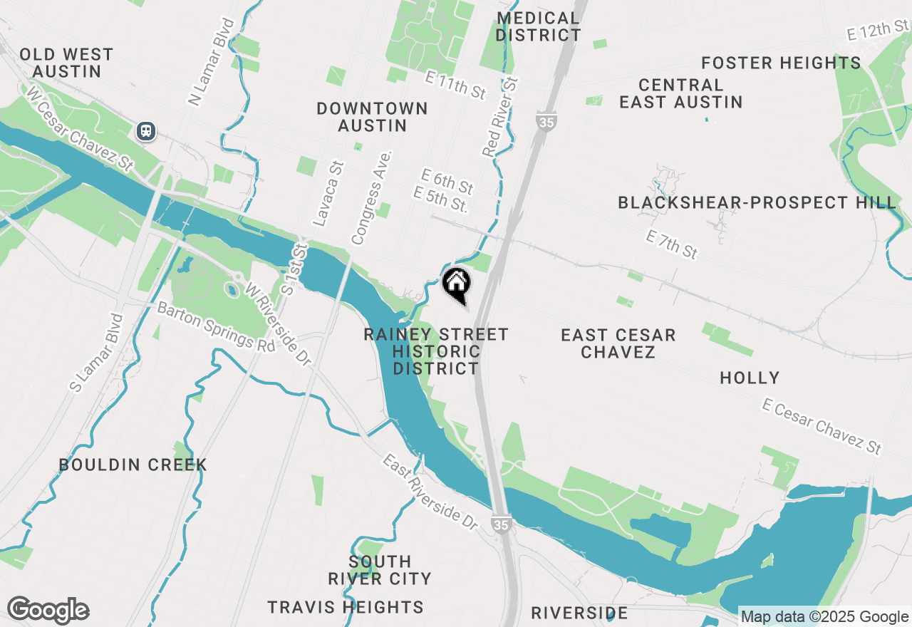 Map of 610 Davis St #2210, Austin, TX 78701