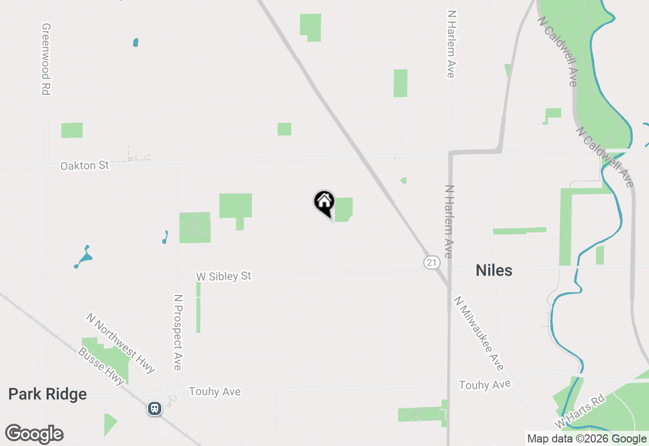 Map of 736 Ottawa Avenue, Park Ridge, IL 60068