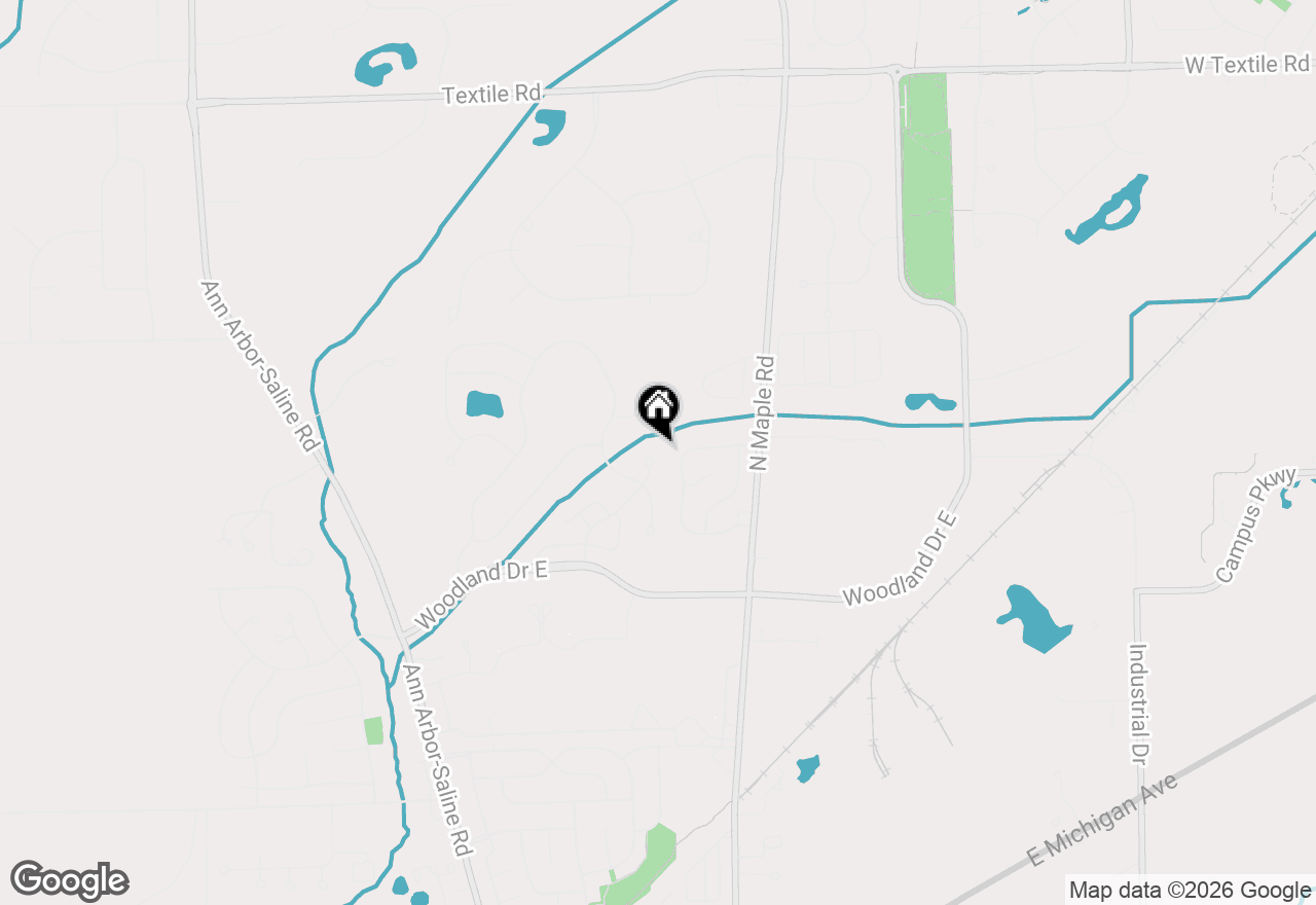 Map of 1782 Sycamore Court, Saline, MI 48176