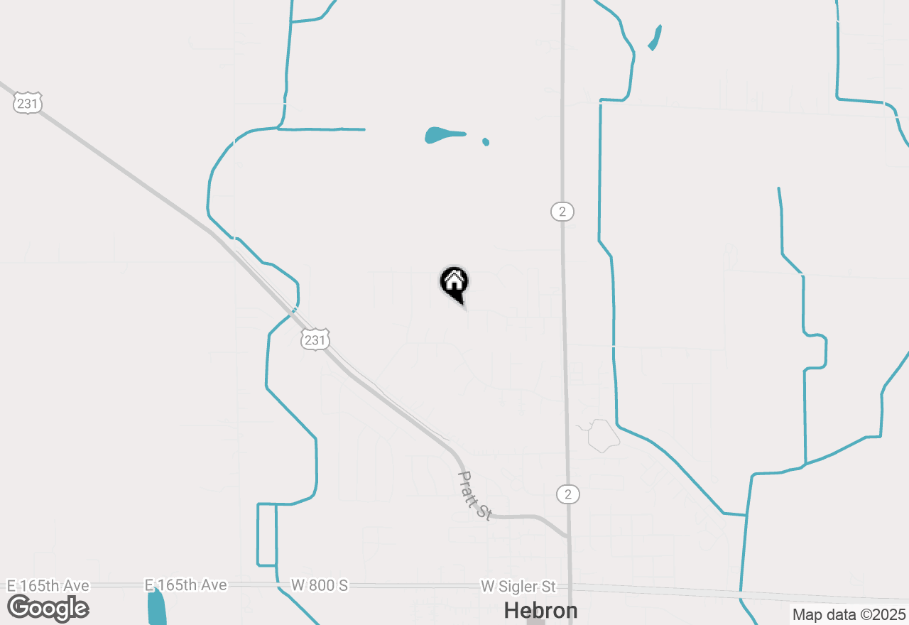 Map of 104 Beech Court, Hebron, IN 46341