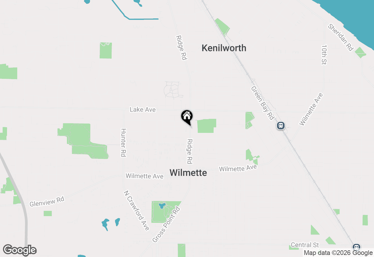 Map of 701 Ridge Road #3B, Wilmette, IL 60091