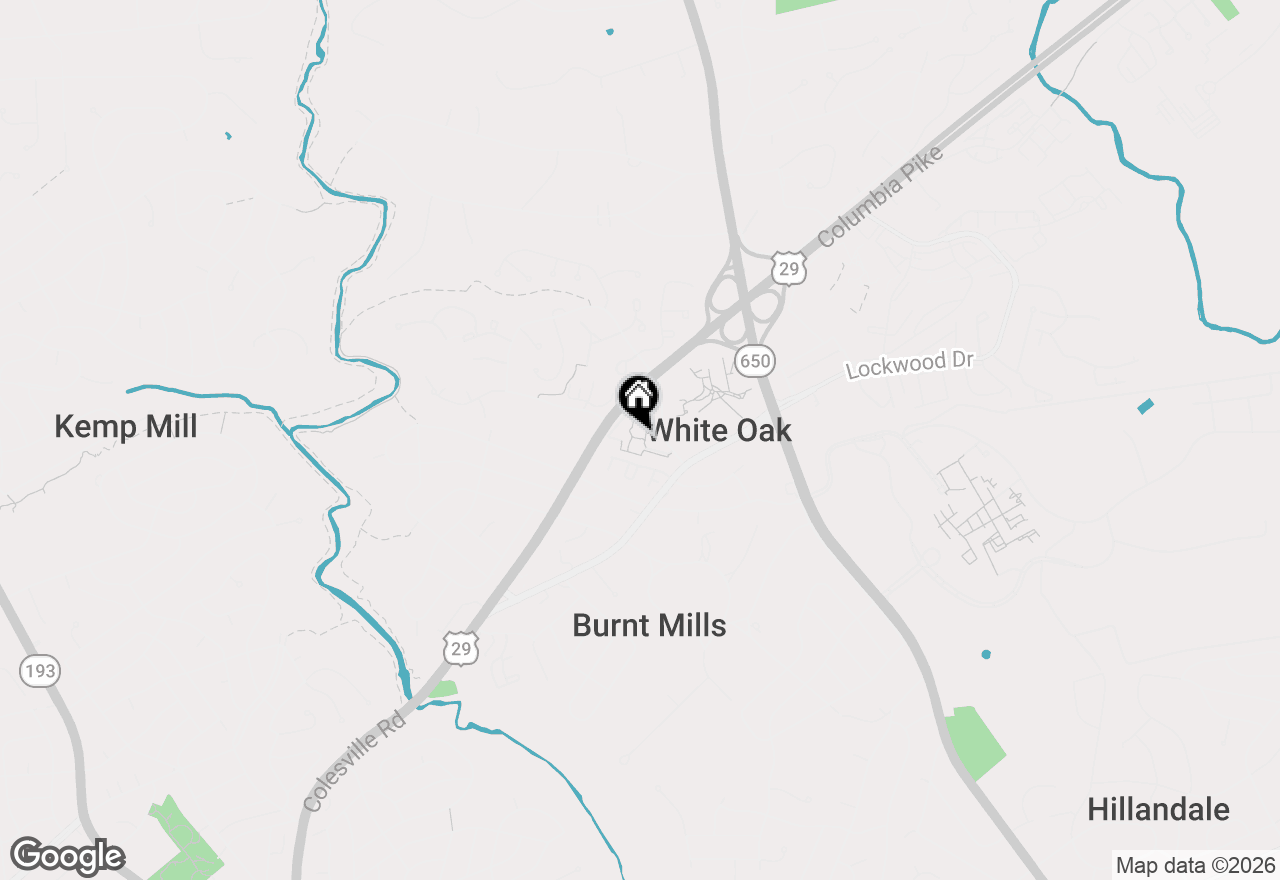 Map of 11158 Oak Leaf Drive #106, Silver Spring, MD 20901