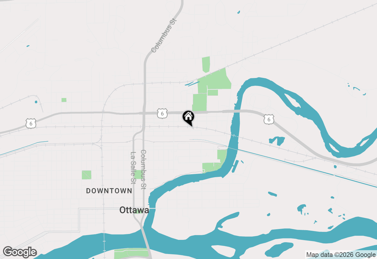 Map of 514 E Marquette Street, Ottawa, IL 61350