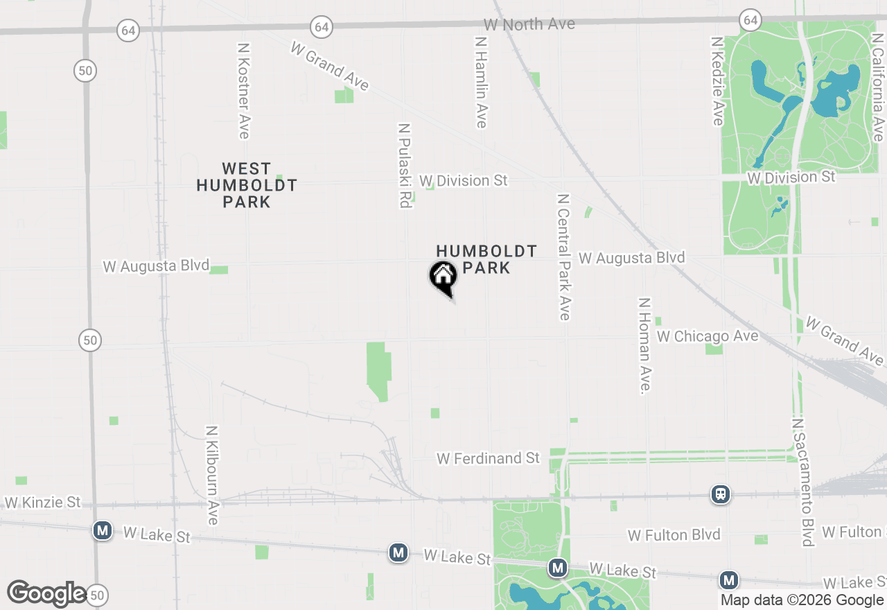 Map of 852 N Springfield Avenue, Chicago, IL 60651