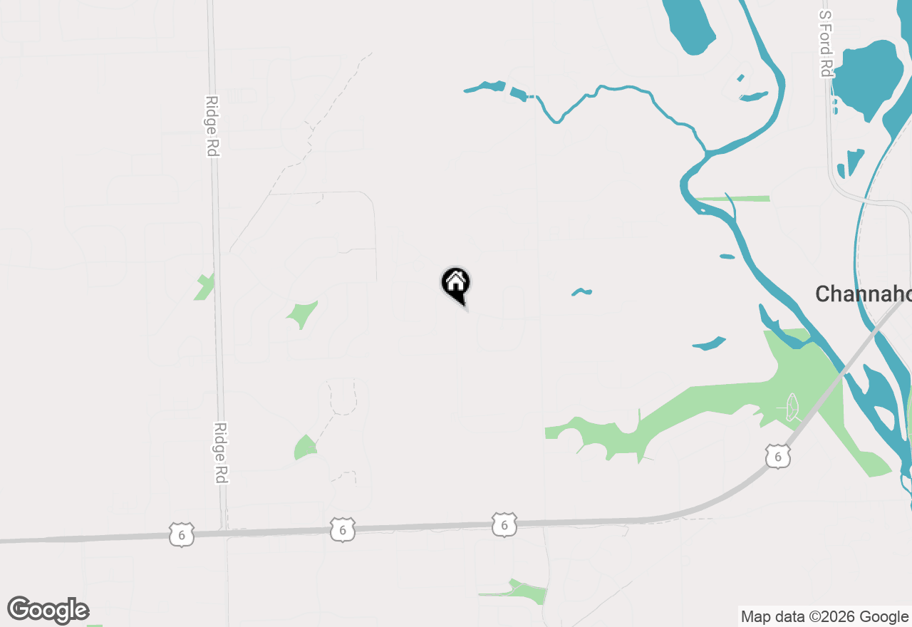 Map of 25146 S Westwind Drive, Channahon, IL 60410