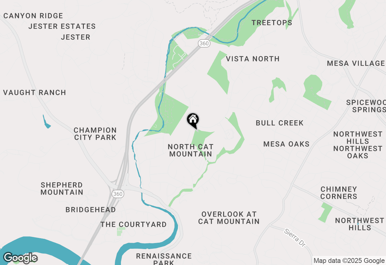 Map of 6905 Ladera Norte, Austin, TX 78731