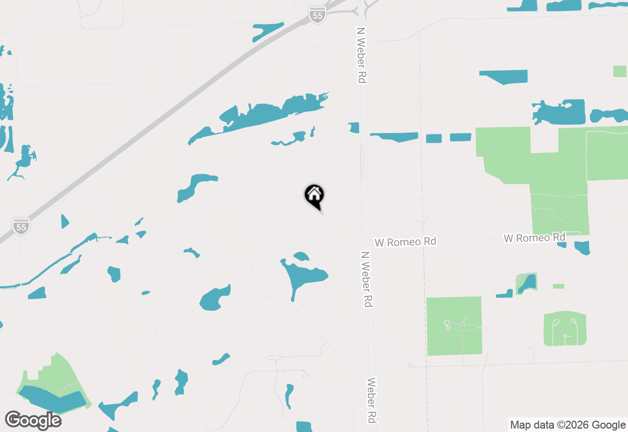 Map of 20976 W Olive Street, Plainfield, IL 60544