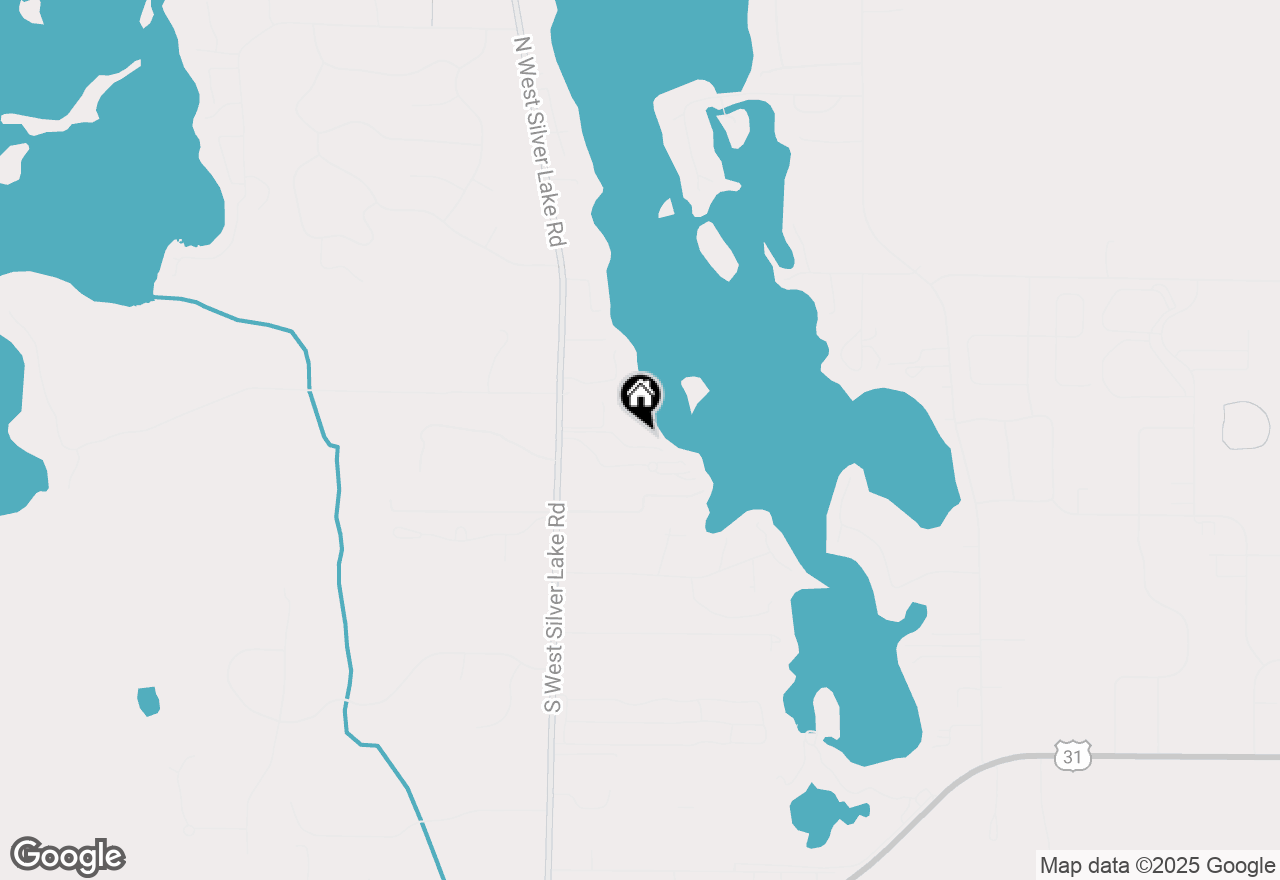 Map of 333 S West Silver Lake Road, Traverse City, MI 49685