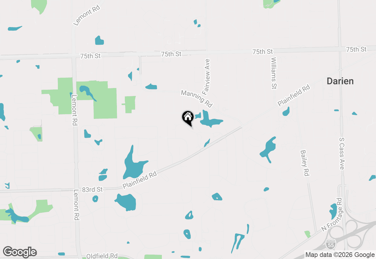 Map of 7930 Woodglen Lane #209, Downers Grove, IL 60516