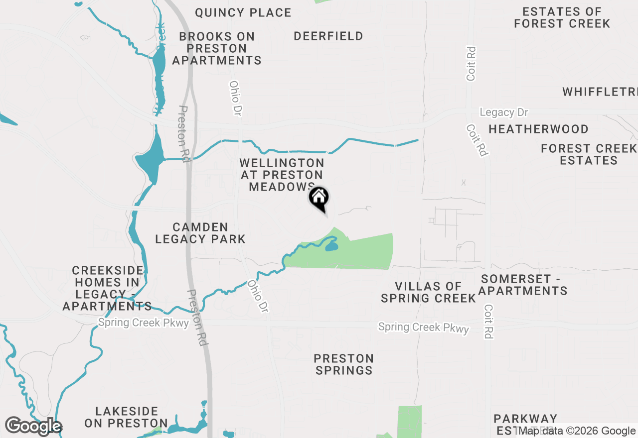 Map of 6736 Magnum Drive, Plano, TX 75024