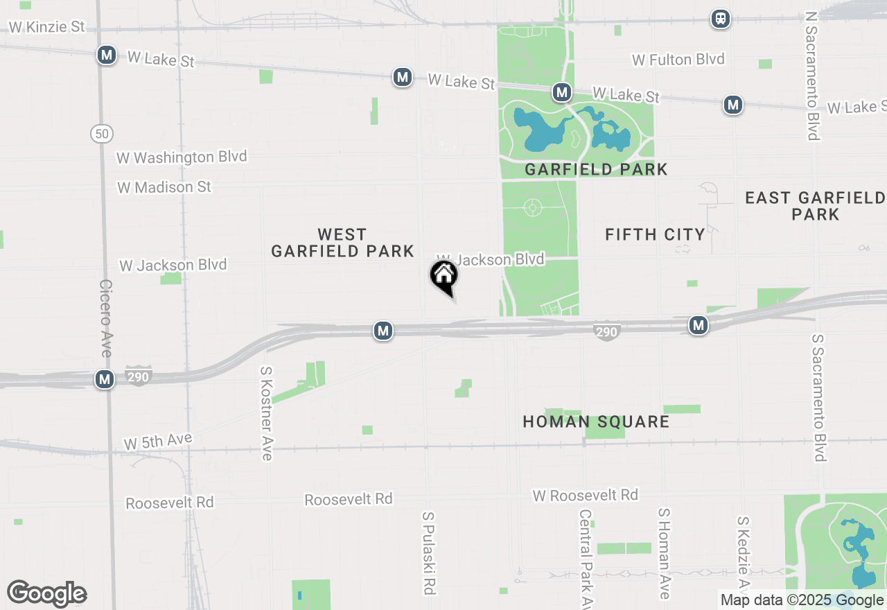 Map of 3929 W Van Buren Street, Chicago, IL 60624
