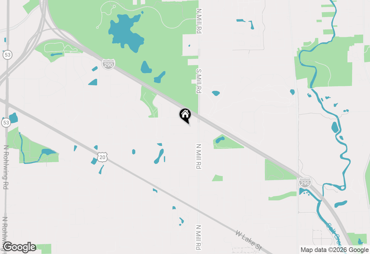 Map of 661 W Saint Aubin Drive, Addison, IL 60101