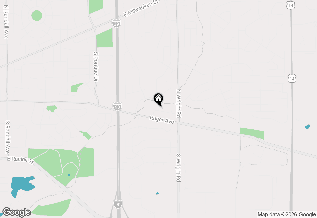 Map of 3345 Colby Lane, Janesville, WI 53546