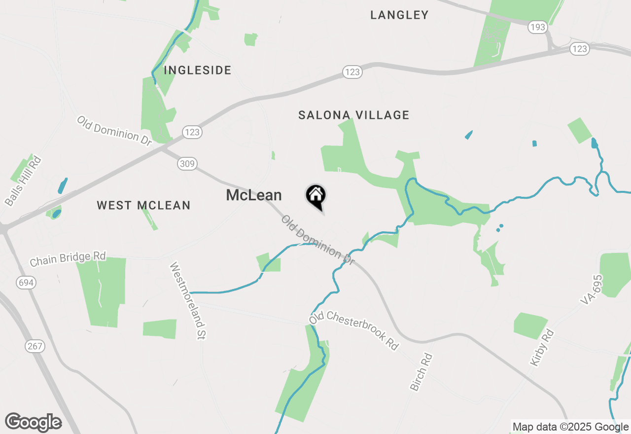 Map of 1498 Hampton Hill Circle, Mclean, VA 22101