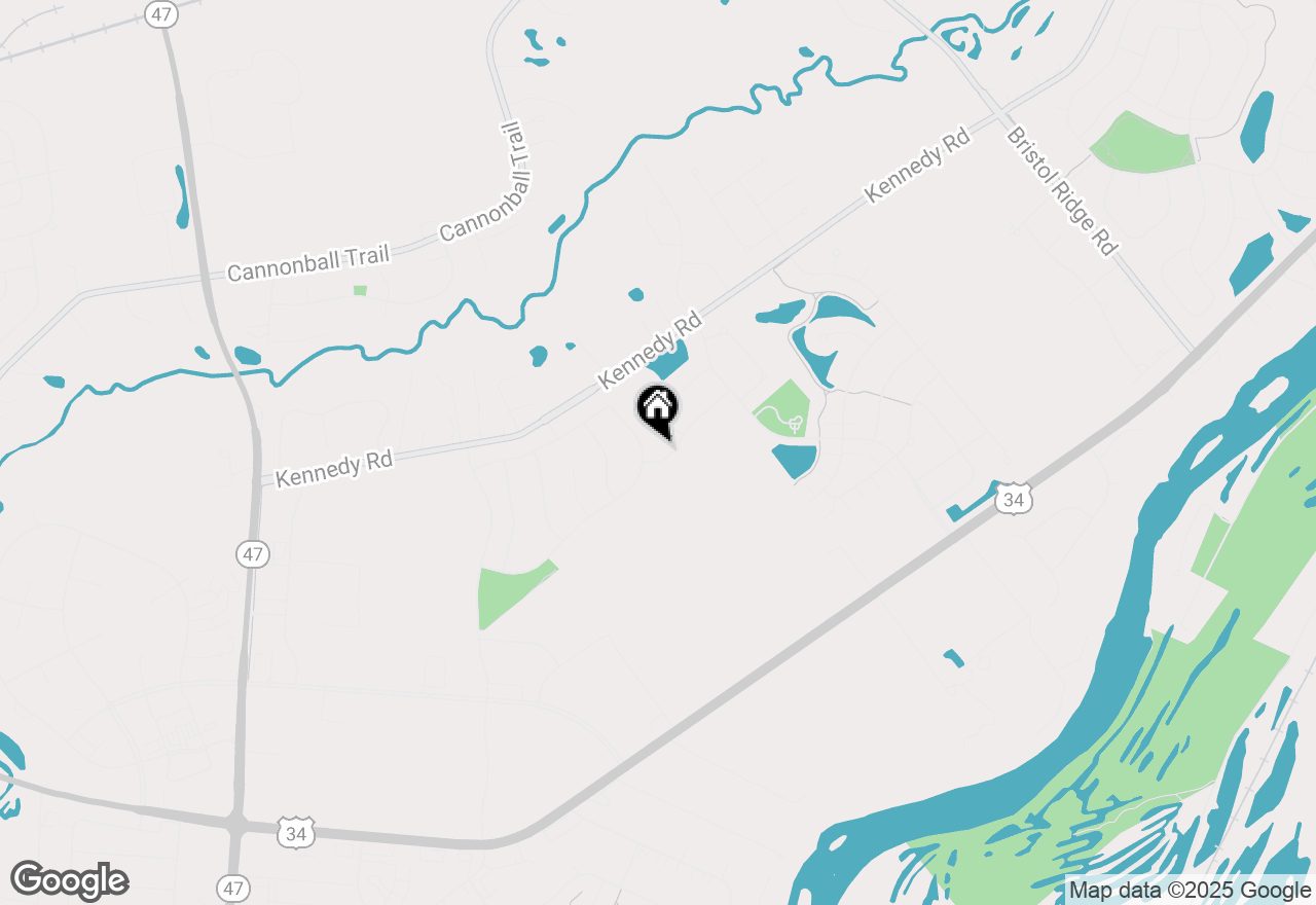 Map of 2001 Prairie Grass Lane, Yorkville, IL 60560