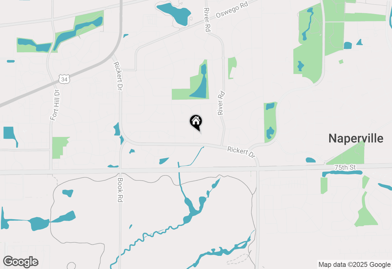 Map of 1311 Ada Lane, Naperville, IL 60540