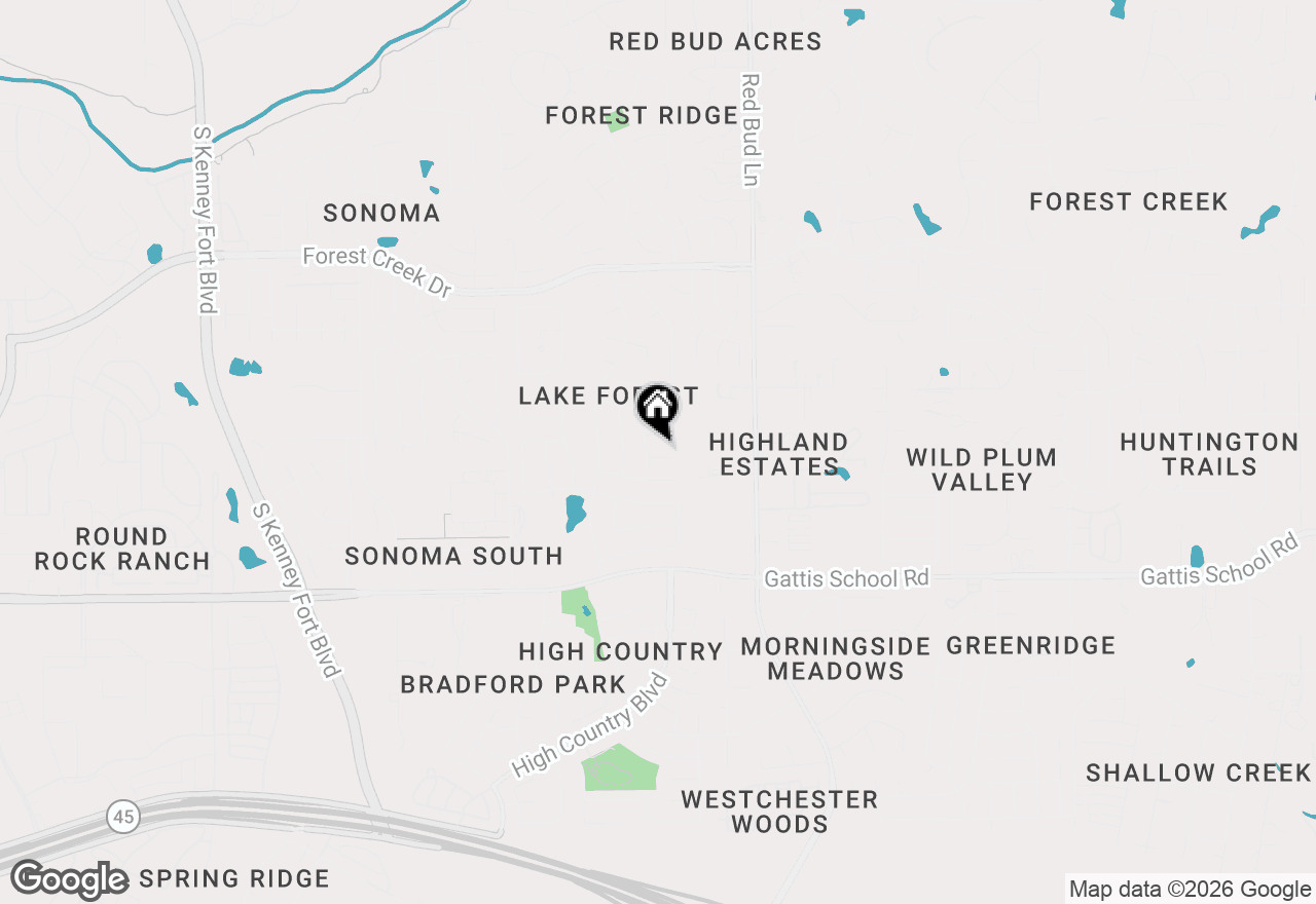 Map of 2002 Forest Hill Cv, Round Rock, TX 78665