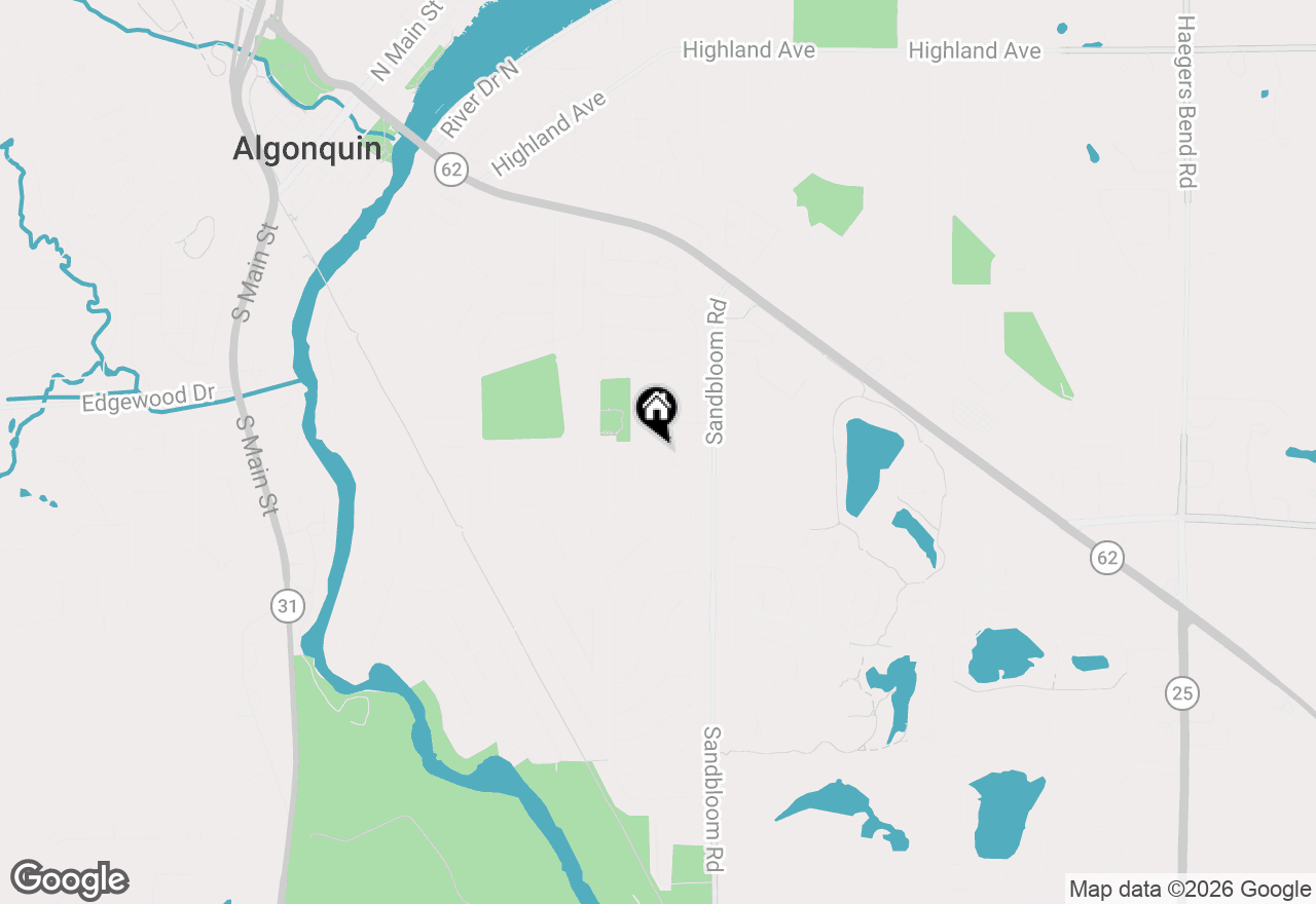 Map of 810 Jennifer Court, Algonquin, IL 60102