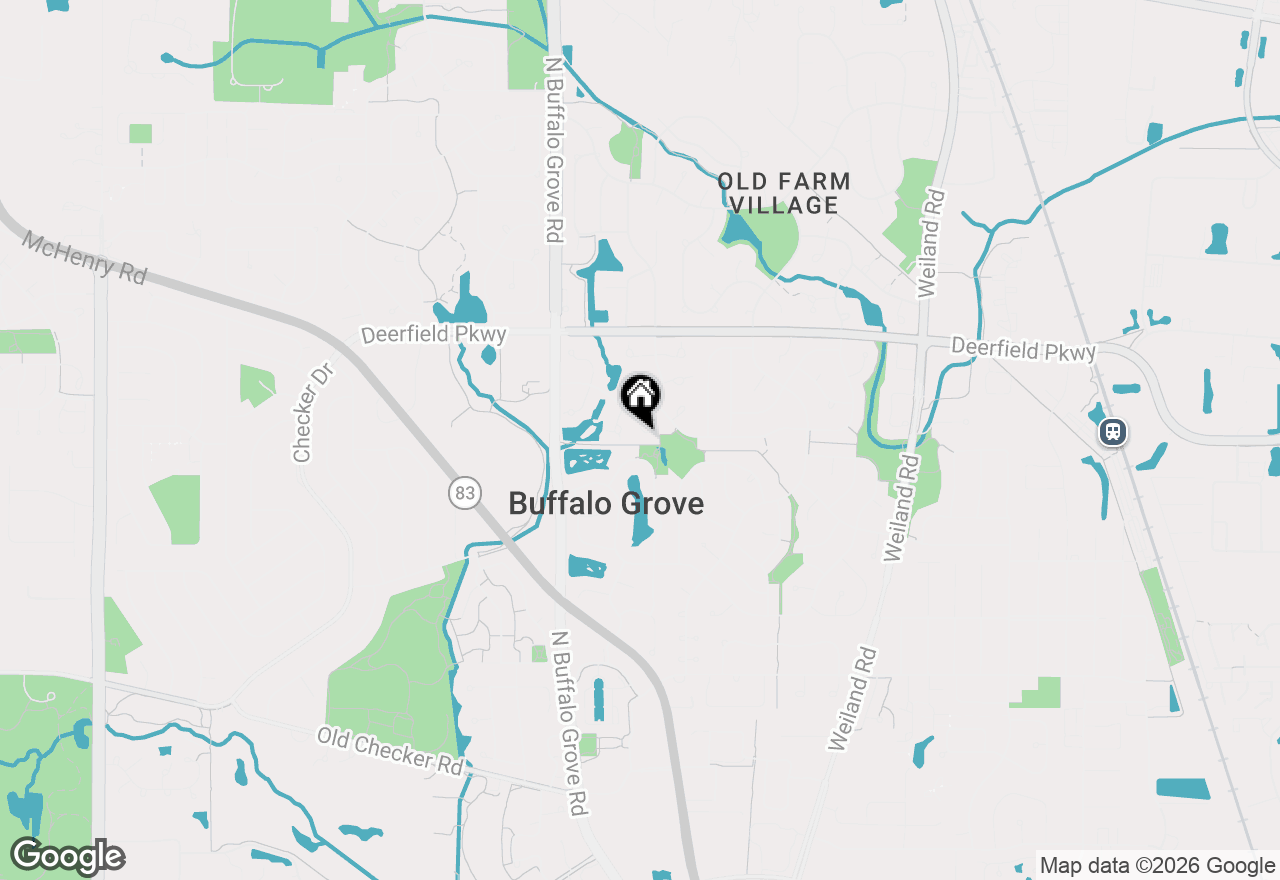 Map of 101 Windwood Court #101, Buffalo Grove, IL 60089