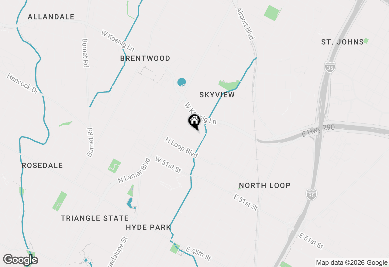 Map of 408 Nelray Blvd #A, Austin, TX 78751