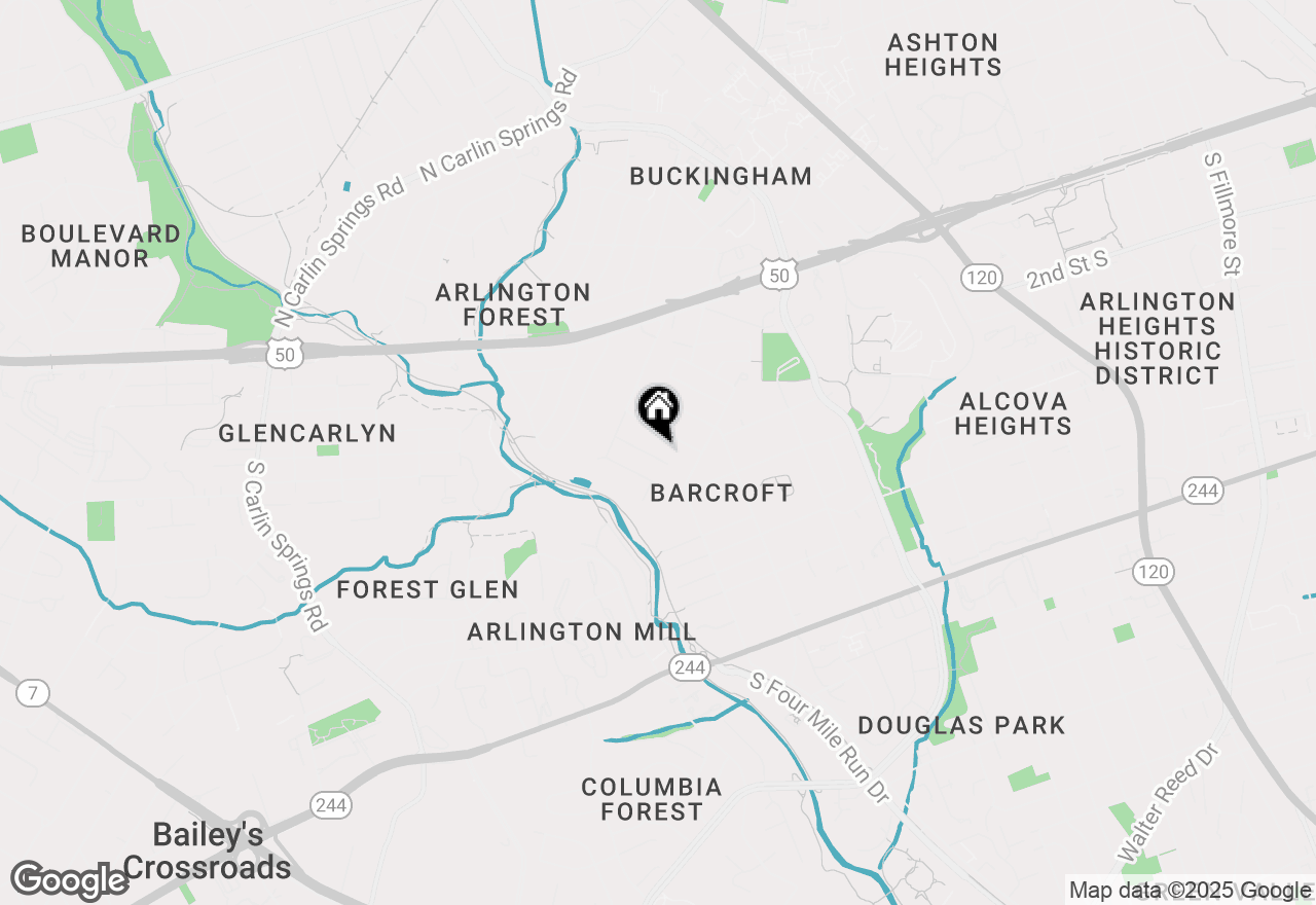 Map of 4623 5th Street S, Arlington, VA 22204