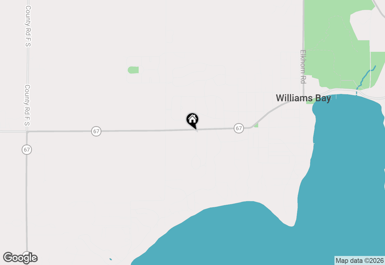 Map of 387 Geneva St, Williams Bay, WI 53191