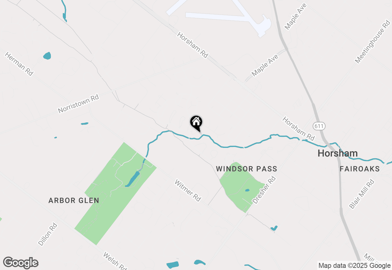 Map of 39 Brookside Court #39, Horsham, PA 19044