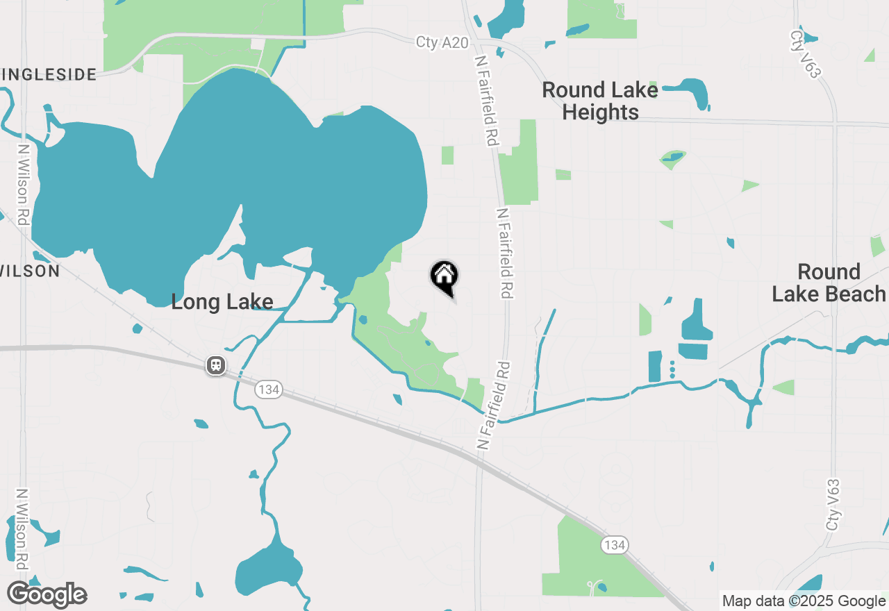 Map of 1321 N Red Oak Circle #1, Round Lake Beach, IL 60073