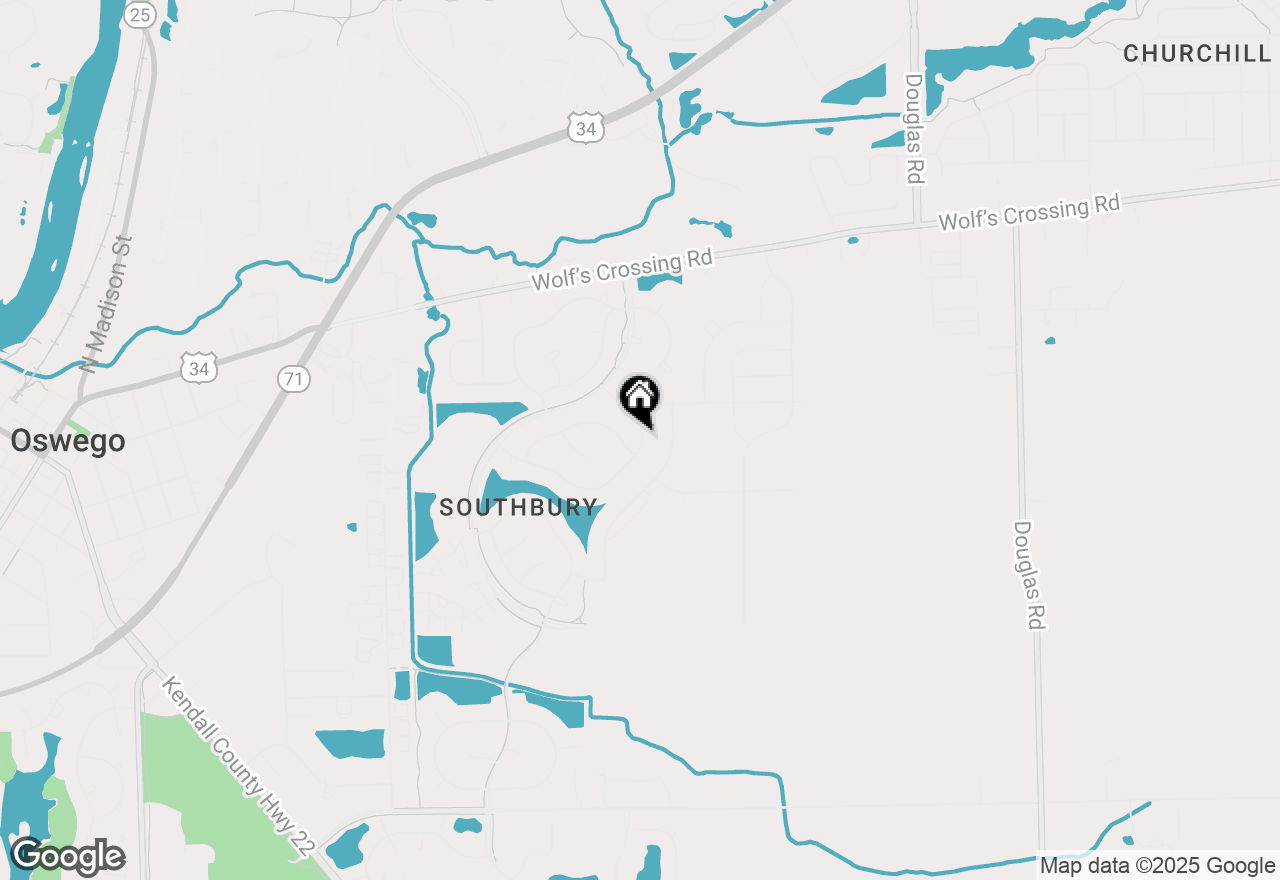 Map of 555 Litchfield Way, Oswego, IL 60543