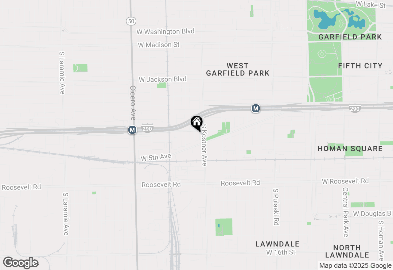 Map of 747 S Kenneth Avenue, Chicago, IL 60624