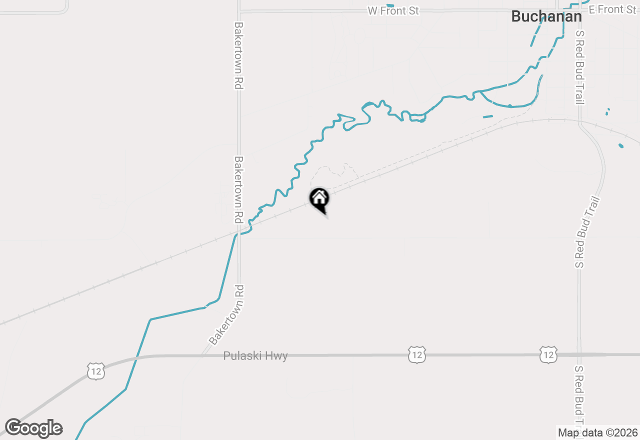 Map of 3181 Chamberlain Road, Buchanan, MI 49107