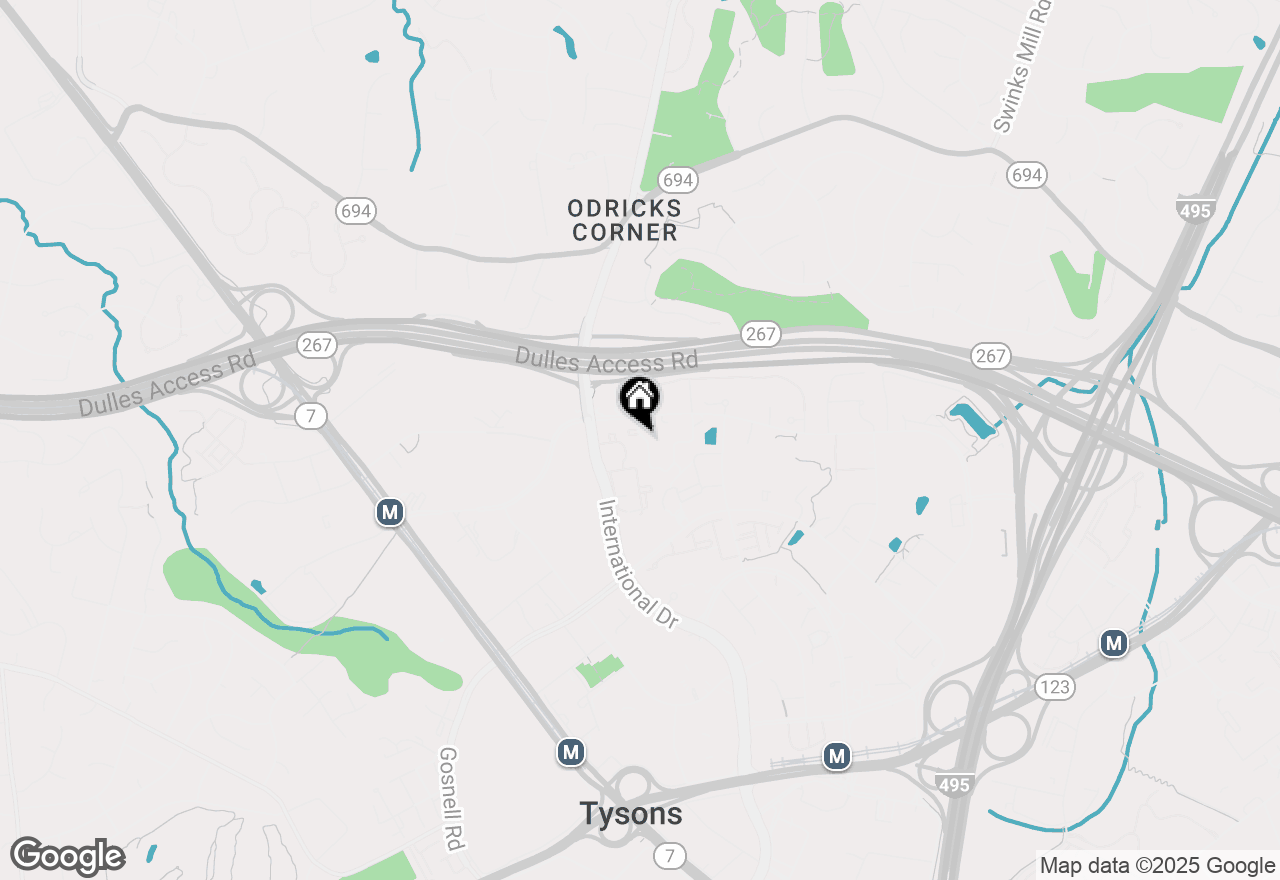 Map of 1533 Lincoln Way #301A, Mclean, VA 22102