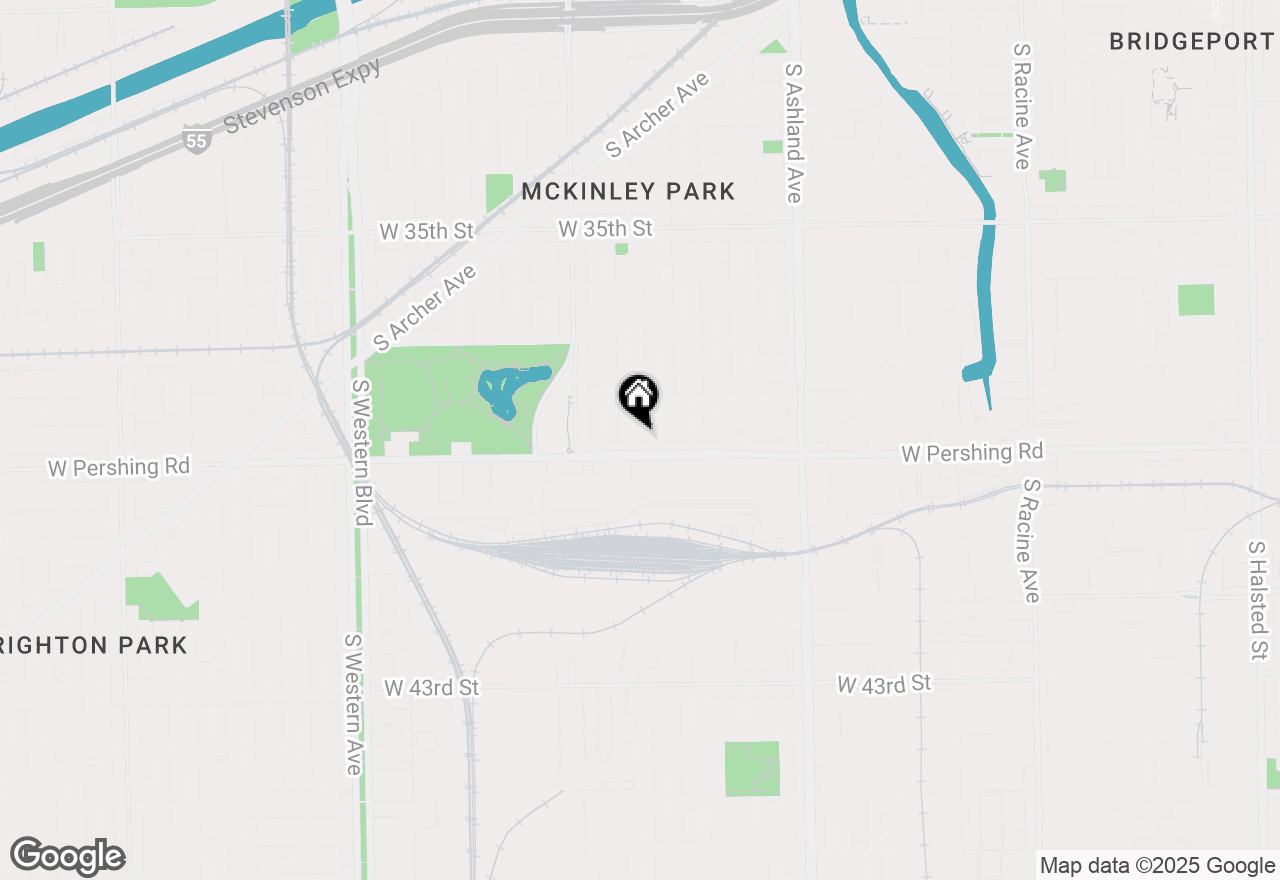 Map of 3843 S Wolcott Avenue, Chicago, IL 60609