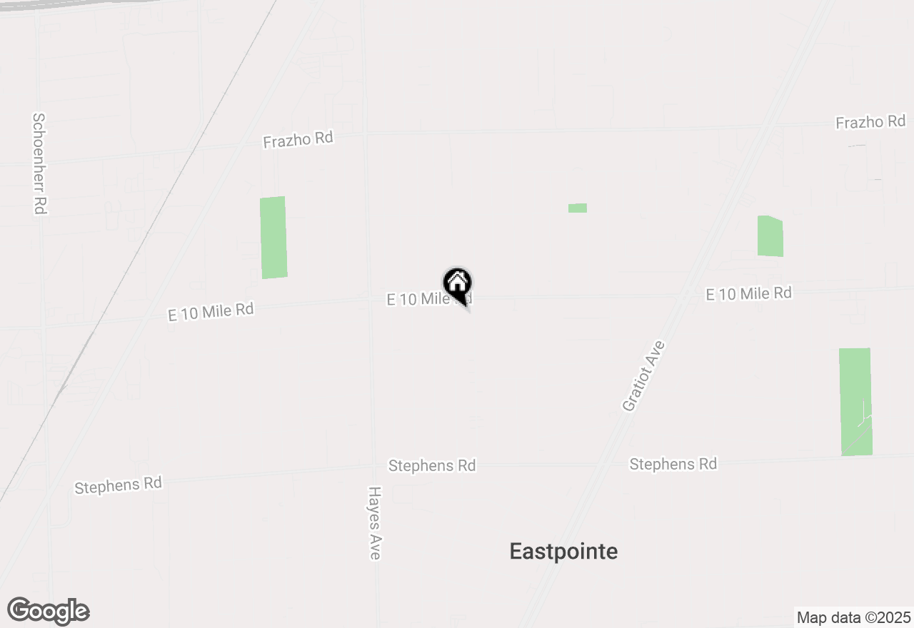 Map of 24924 Grove Avenue, Eastpointe, MI 48021